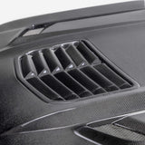Type-T2 carbon fiber hood for 2020-2024 Chevrolet Silverado 1500