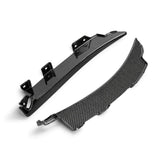 Carbon fiber rear splash guards for 2020-2022 Ford Mustang Shelby GT500