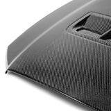 Type-GT carbon fiber hood for 2010-2014 Shelby GT500 and 2013-2014 Ford Mustang