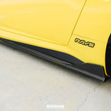 MB-style carbon fiber side skirts for 2023-2024 Nissan Z