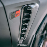Dry carbon fiber fender vents for 2023-2024 Toyota GR Corolla - Gloss finish