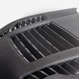 Type-GT4 double-sided carbon fiber hood for 2024 Ford Mustang