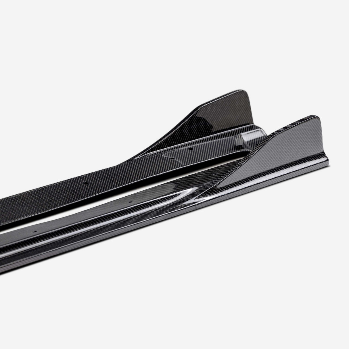MB-style carbon fiber side skirts for 2023-2024 Nissan Z