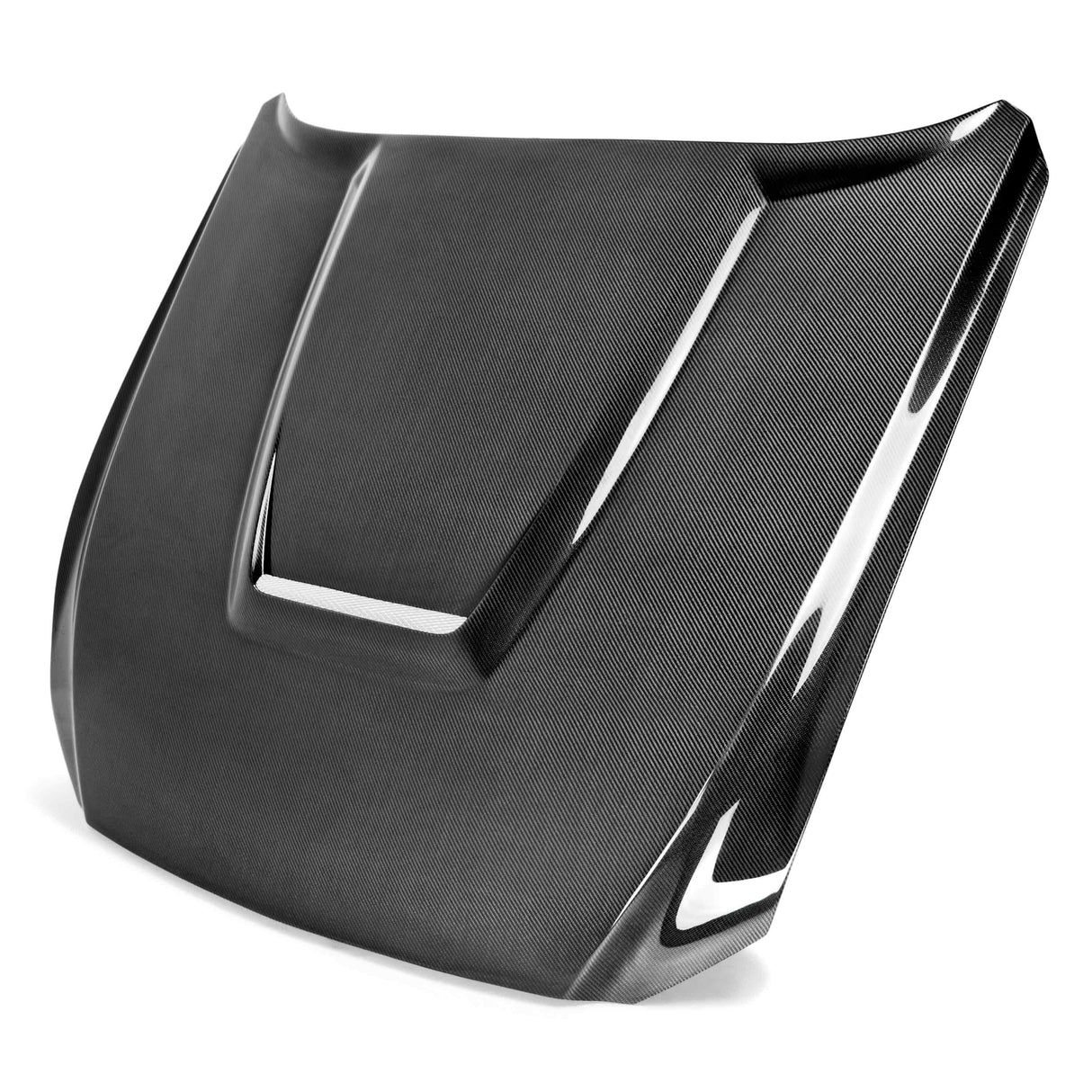 Type-GR (GT350 Style) double sided carbon fiber hood for 2015-2017 Ford Mustang