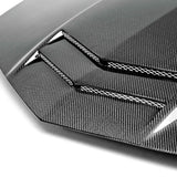Type-TT carbon fiber hood for 2010-2015 Chevrolet Camaro