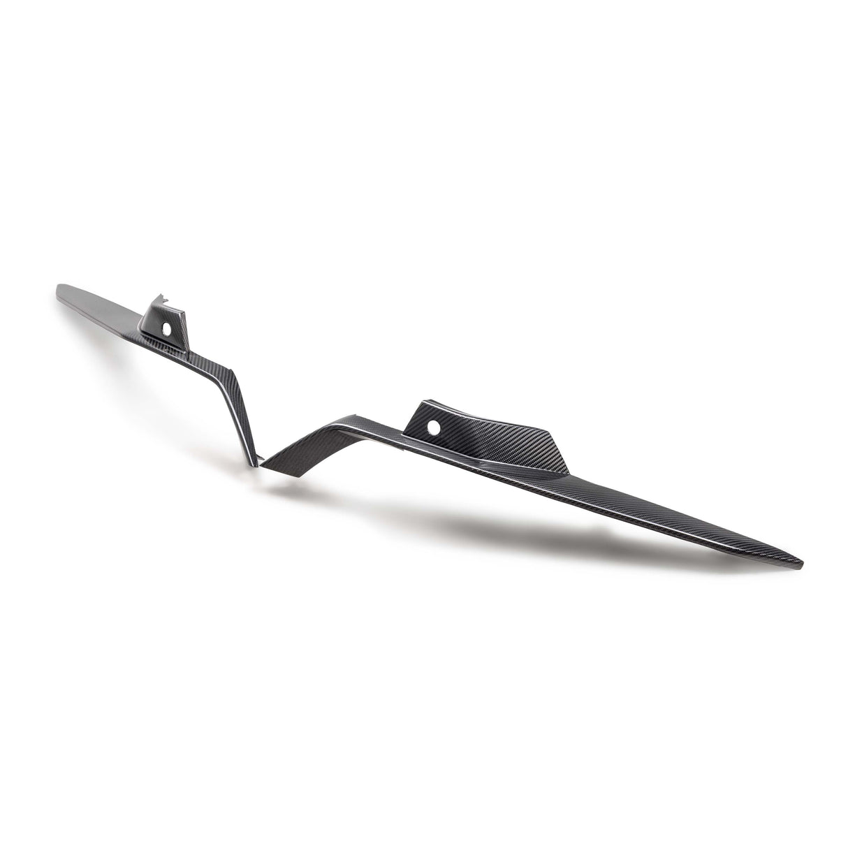 Carbon fiber upper grille deflectors for 2023-2024 Chevrolet C8 Z06