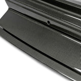 Type-SA double sided carbon fiber decklid with integrated spoiler for 2015-2023 Ford Mustang