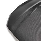 Type-CJ double sided carbon fiber 4 inch cowl hood for 2018-2023 Ford Mustang