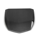 Type-OE carbon fiber hood insert for 2017-2023 Chevrolet Camaro ZL1 (2-PC)