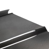 Type-TW double sided carbon fiber hood for 2015-2017 Ford Mustang