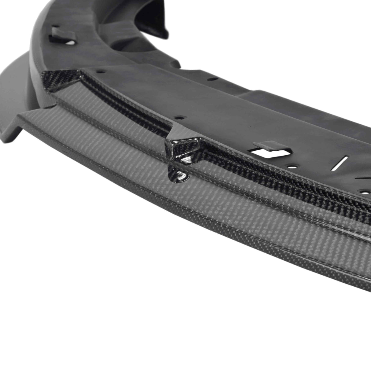 Type-GT carbon fiber front chin spoiler for 2010-2014 Ford Mustang Shelby GT500