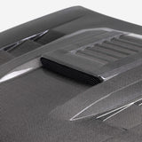 TS-style carbon fiber hood for 2024-2025 Toyota Tacoma and 2025 Toyota 4Runner