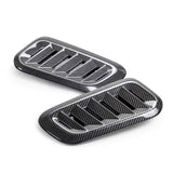 Dry carbon fiber hood vents for 2023-2024 Toyota GR Corolla - Gloss finish