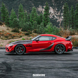 OE-style carbon fiber side skirts for 2020-2023 Toyota Supra