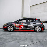 MB-style carbon fiber side skirts for 2023-2024 Toyota GR Corolla