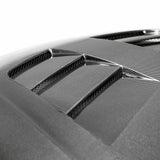 TSII-style double sided carbon fiber hood for 2020-2023 Toyota Supra