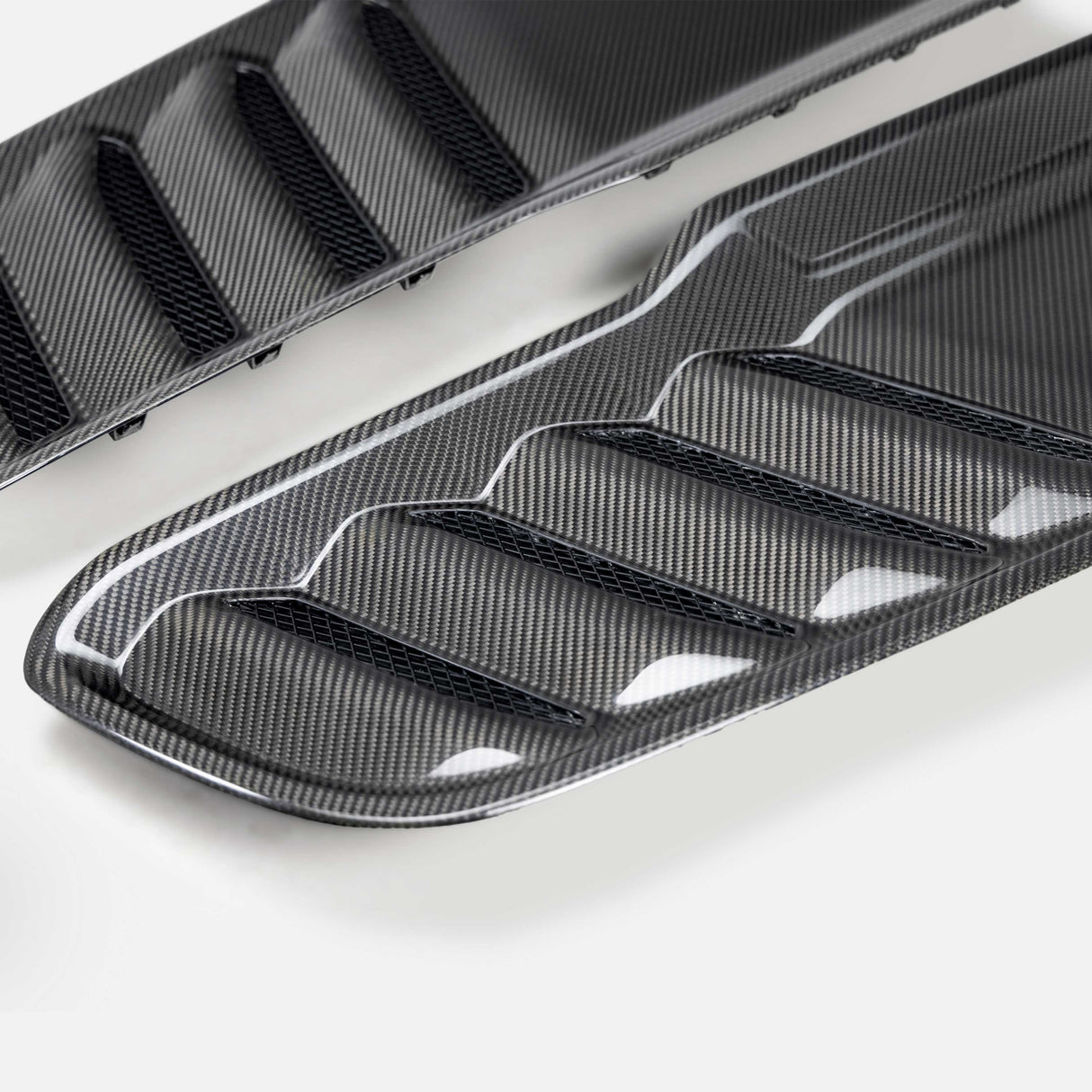 Type-OE carbon fiber hood vents for 2021-2024 RAM TRX (Pair)