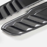 Type-OE carbon fiber hood vents for 2021-2024 RAM TRX (Pair)