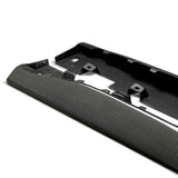 Type-AR carbon fiber side rocker panel splitter for 2015-2023 Ford Mustang