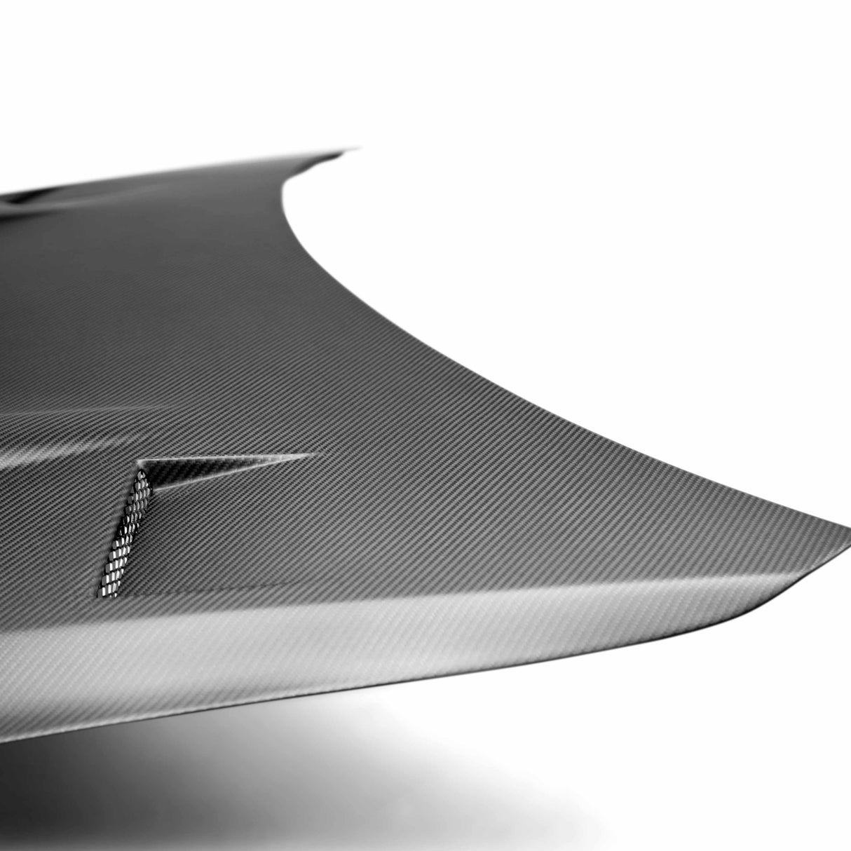 GTII-style dry carbon fiber hood for 2009-2016 Nissan GTR - Matte finish