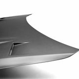 GTII-style dry carbon fiber hood for 2009-2016 Nissan GTR - Matte finish
