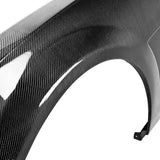 Type-SS carbon fiber fenders for 2010-2015 Chevrolet Camaro - vented