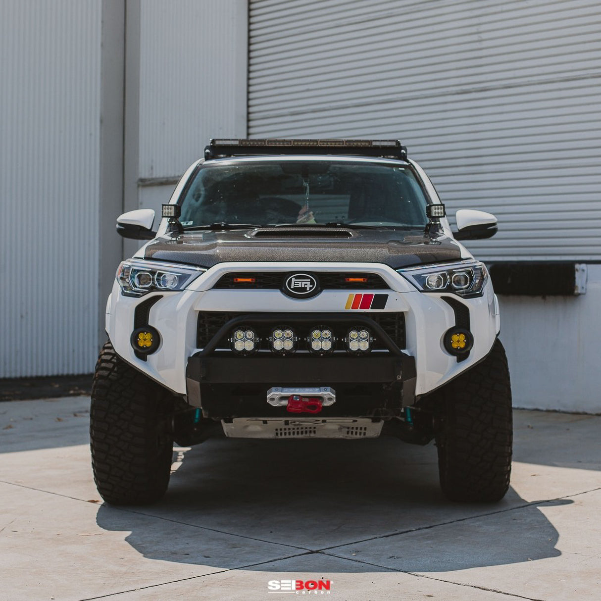 TS-style carbon fiber hood for 2010-2023 Toyota 4Runner