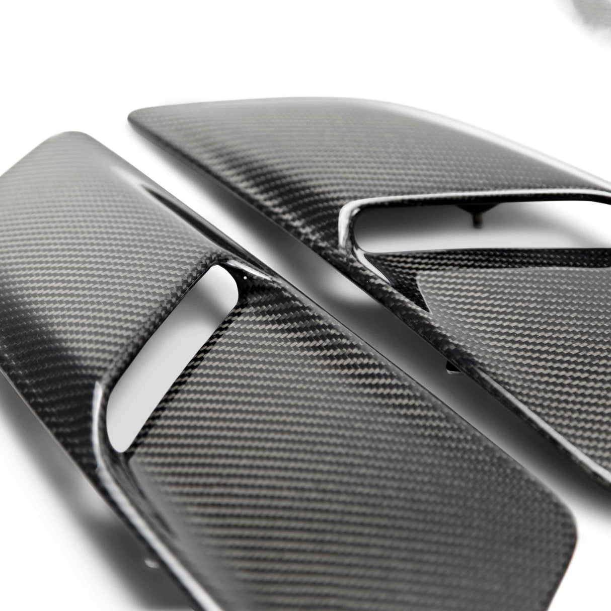 Type-OE carbon fiber hood vents for 2015-2017 Ford Mustang GT
