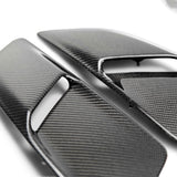 Type-OE carbon fiber hood vents for 2015-2017 Ford Mustang GT