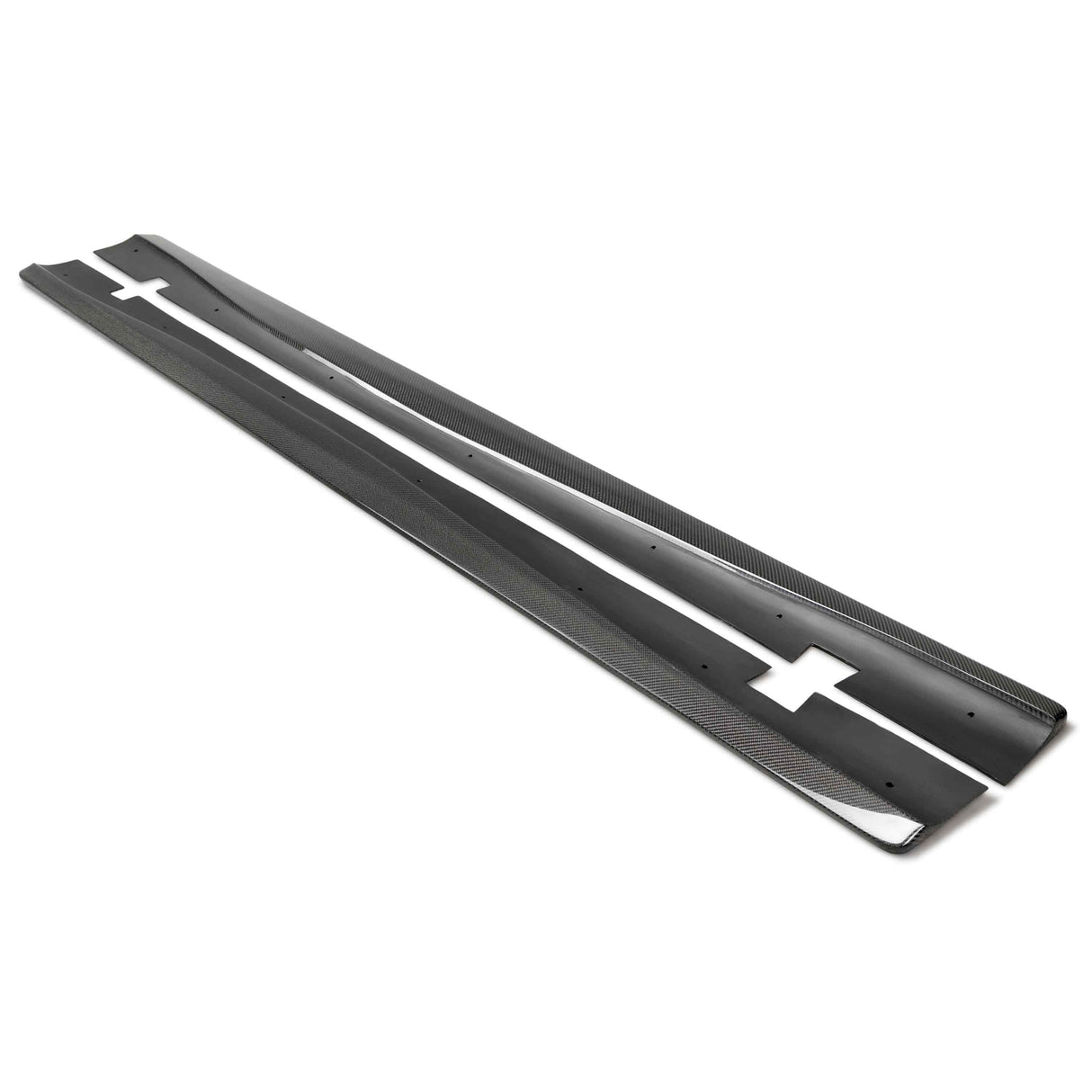 Type-MB carbon fiber side rocker panels for 2020-2021 Dodge Charger Widebody