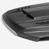 Type-AB carbon fiber hood for 2021-2024 Ford F-150