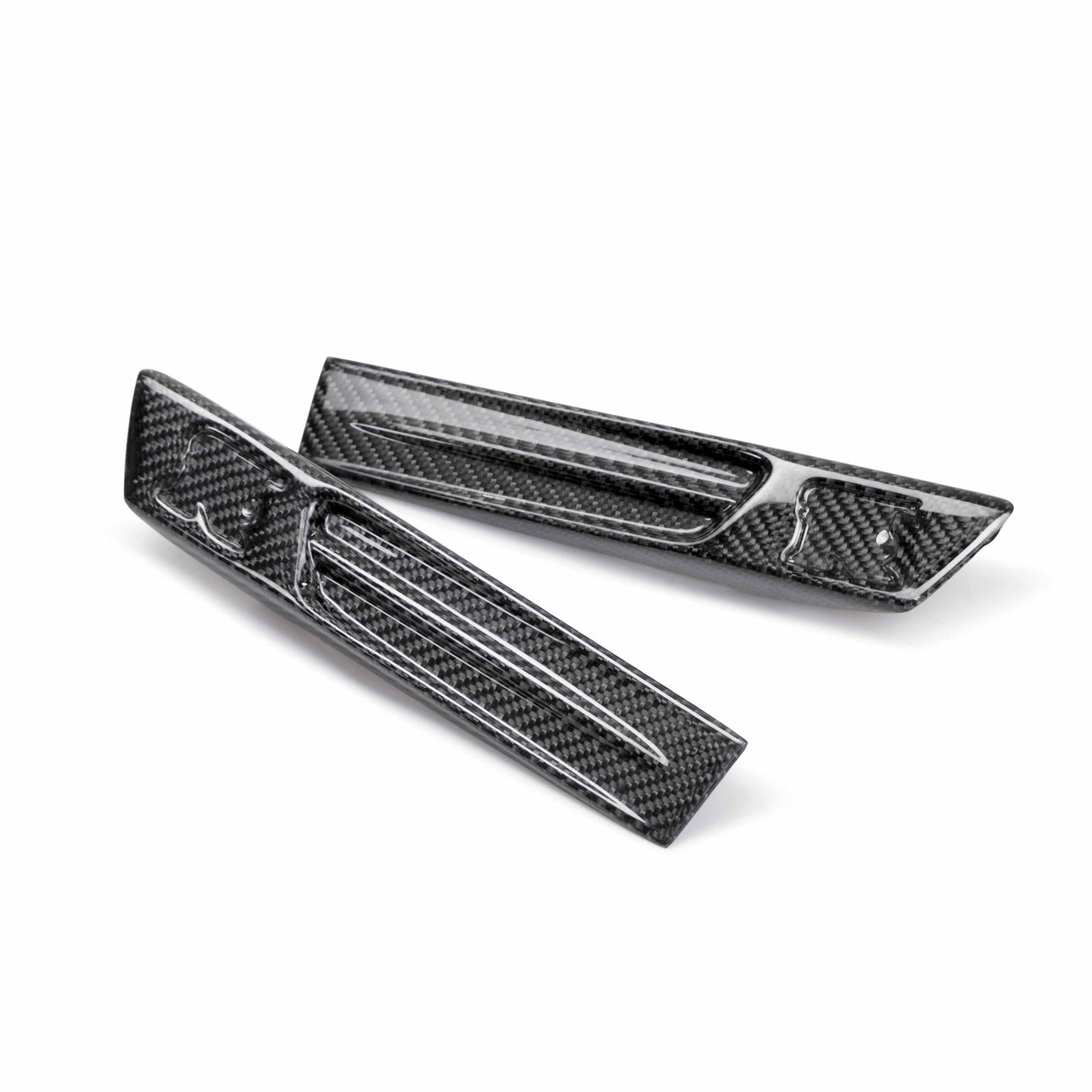 Carbon fiber fender duct logo for 2009-2022 Nissan GTR