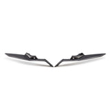 Carbon fiber upper grille deflectors for 2023-2024 Chevrolet C8 Z06