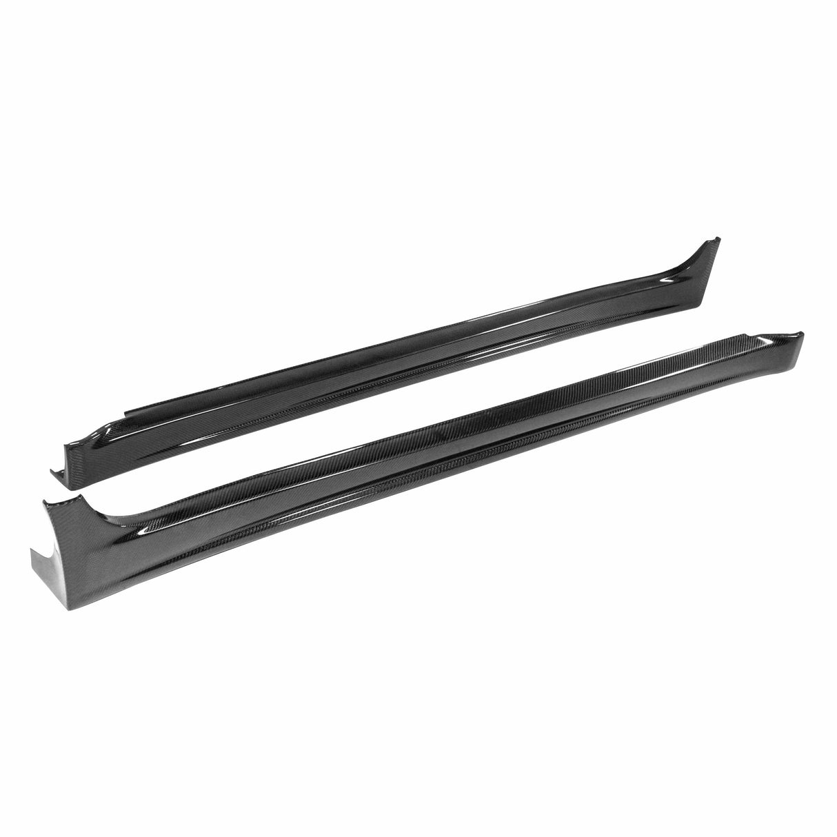 VR-style carbon fiber side skirts for 2008-2015 Mitsubishi Lancer EVO X