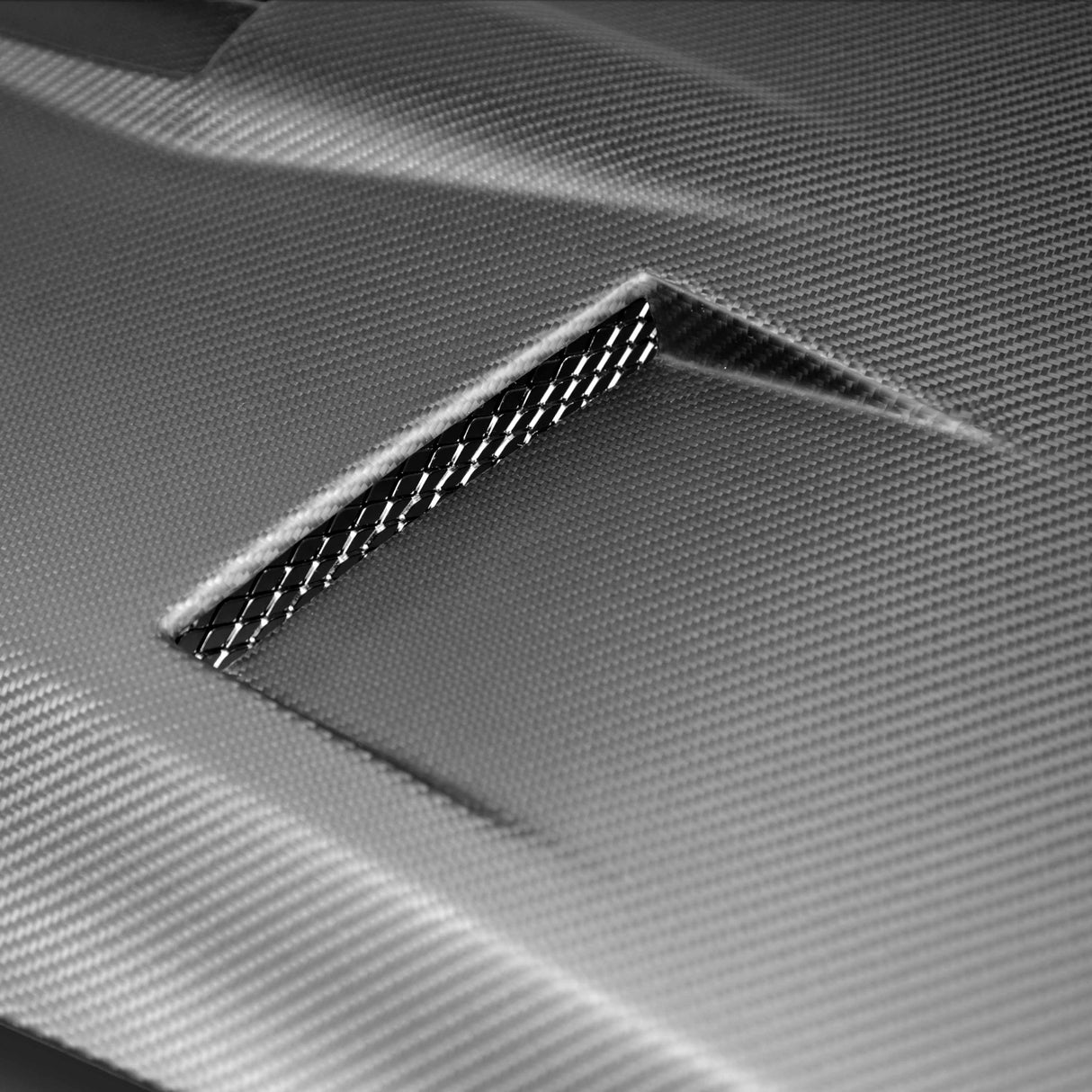 GTII-style dry carbon fiber hood for 2009-2016 Nissan GTR - Matte finish