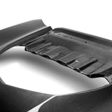 Type-OE double sided carbon fiber hood without hood insert for 2017-2023 Chevrolet Camaro ZL1