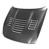 Type-CR dry carbon fiber hood for 2015-2020 Ford Mustang Shelby GT350 & GT350R