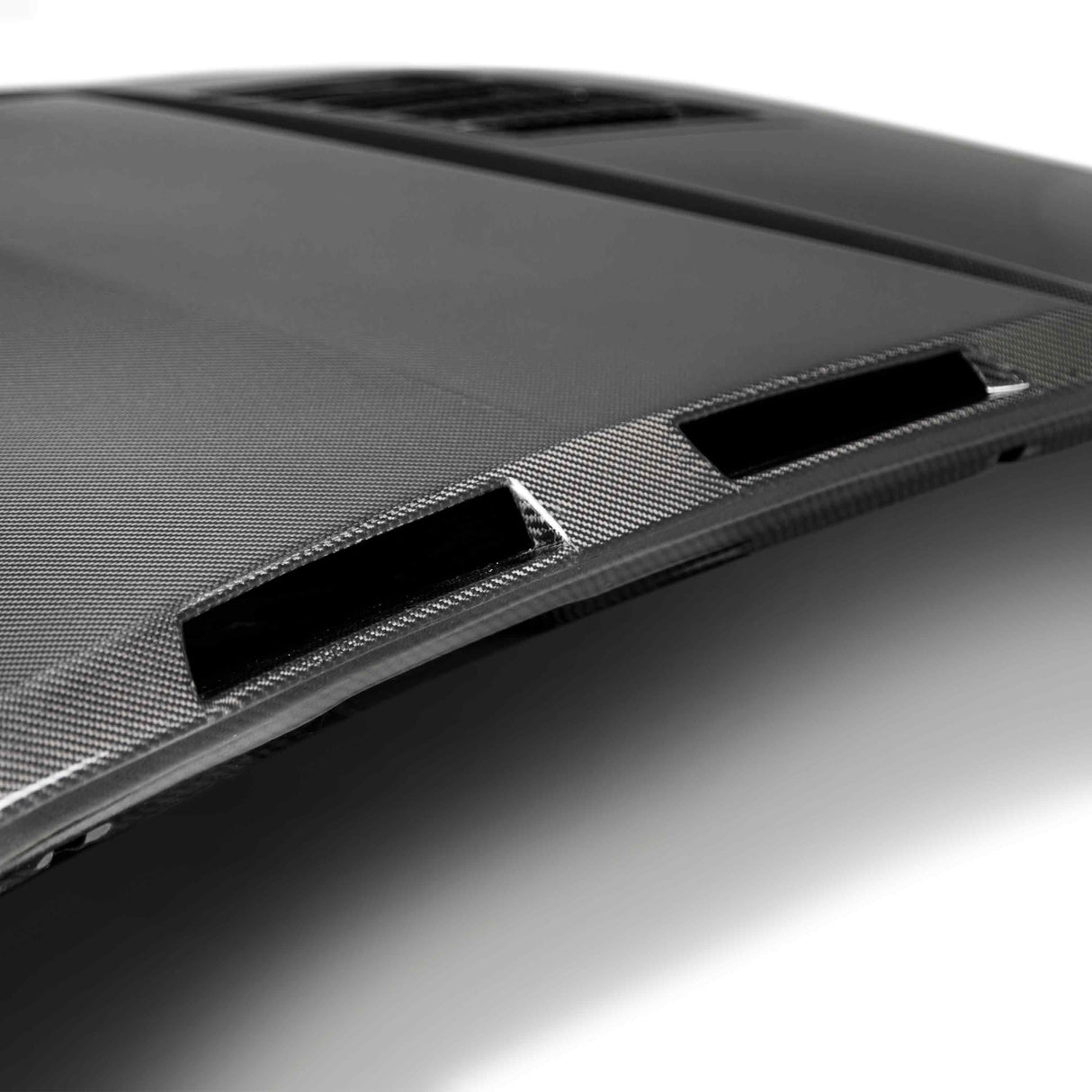 Type-AB ram air double sided carbon fiber hood for 2018-2023 Ford Mustang