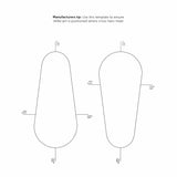 AeroCatch Plus Flush Hood Latch and Pin Kit - Black - no lock