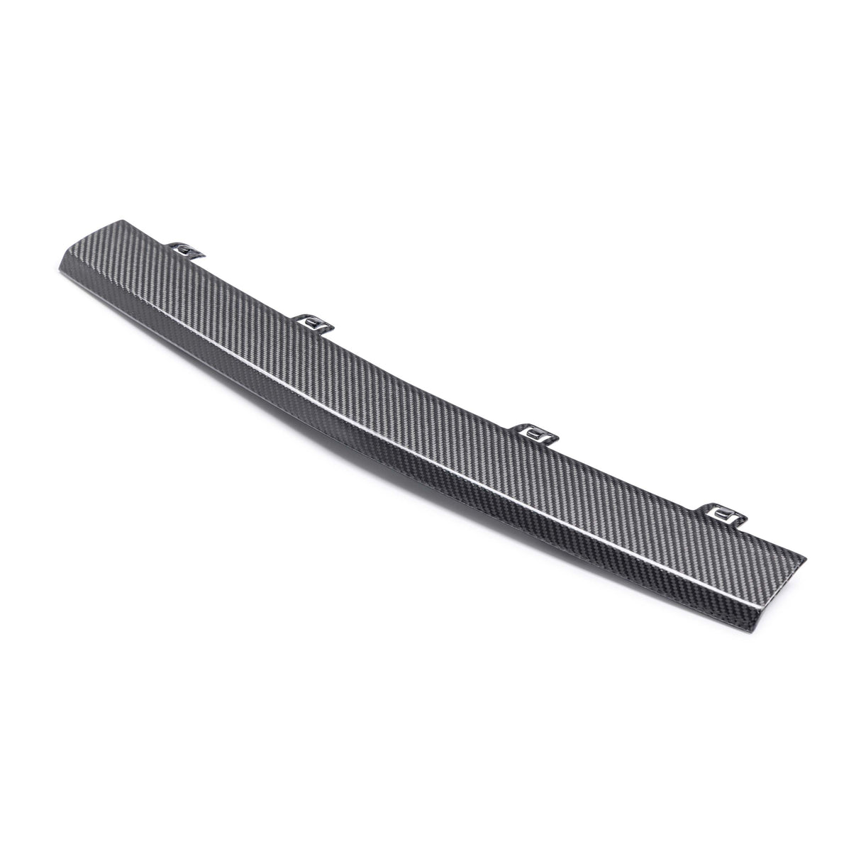 Carbon fiber upper grille trim for 2024 Ford Mustang Dark Horse