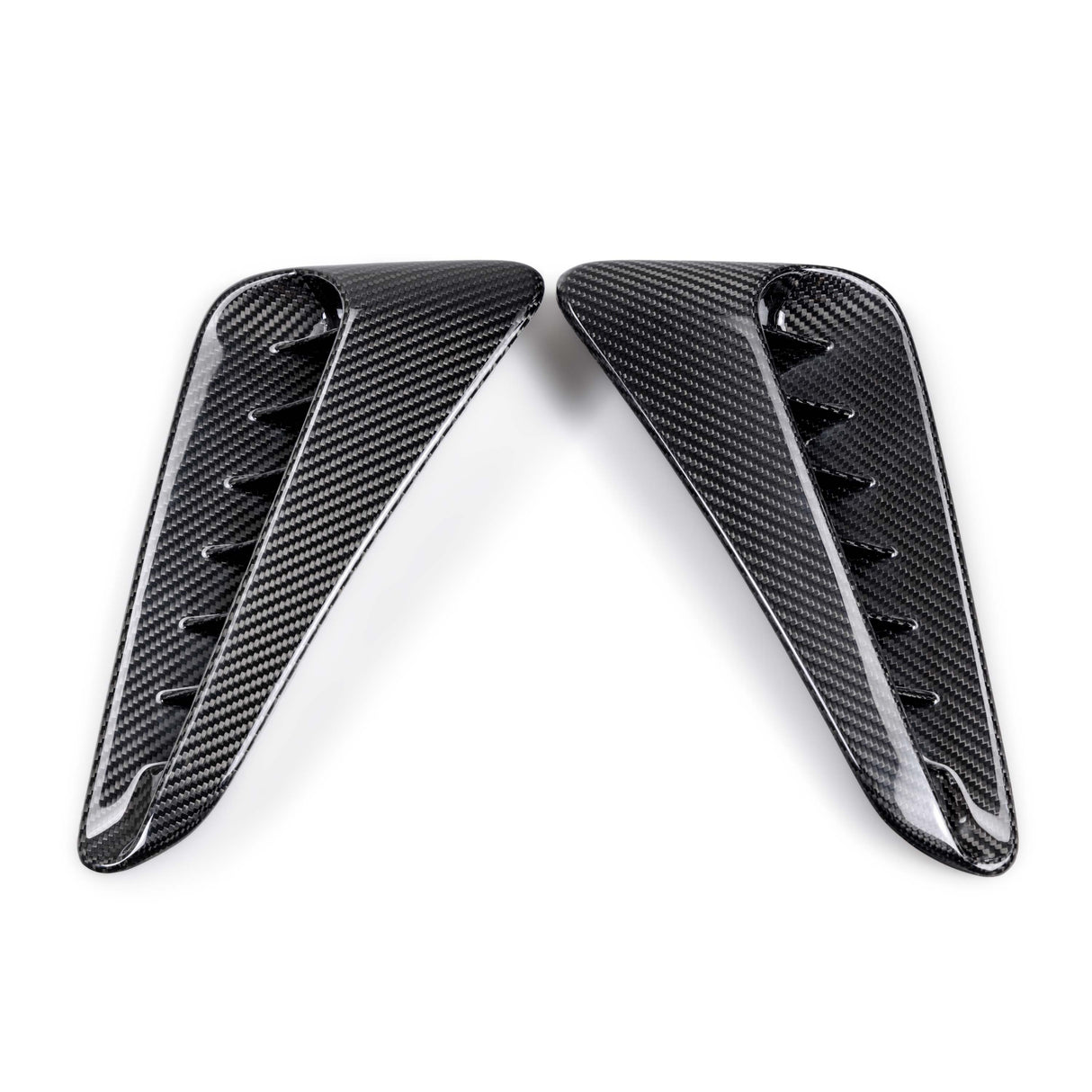 Dry carbon fiber fender vents for 2023-2024 Toyota GR Corolla - Gloss finish