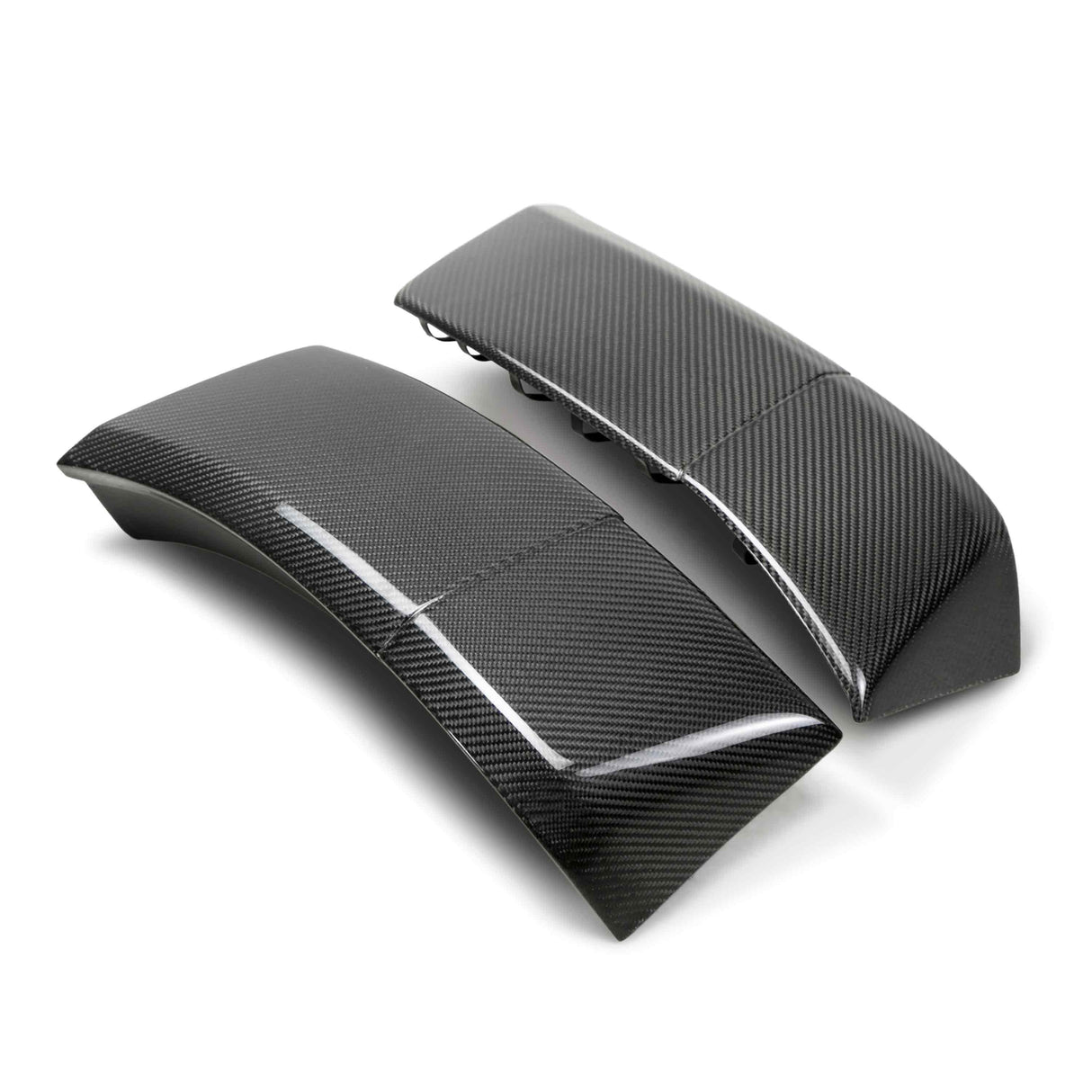 Carbon fiber rear flare extension panels for 2018-2023 Dodge Challenger Widebody