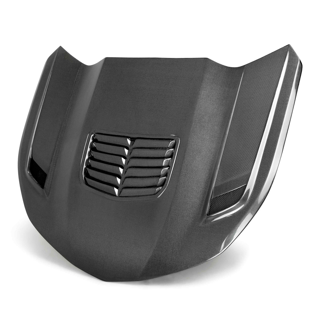 Type-T2 doubled sided carbon fiber hood for 2016-2023 Chevrolet Camaro (2019-2023 SS style)