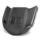 Type-T2 doubled sided carbon fiber hood for 2016-2023 Chevrolet Camaro (2019-2023 SS style)