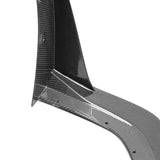 Carbon fiber front splitter wickers for 2020-2022 Ford Mustang Shelby GT500