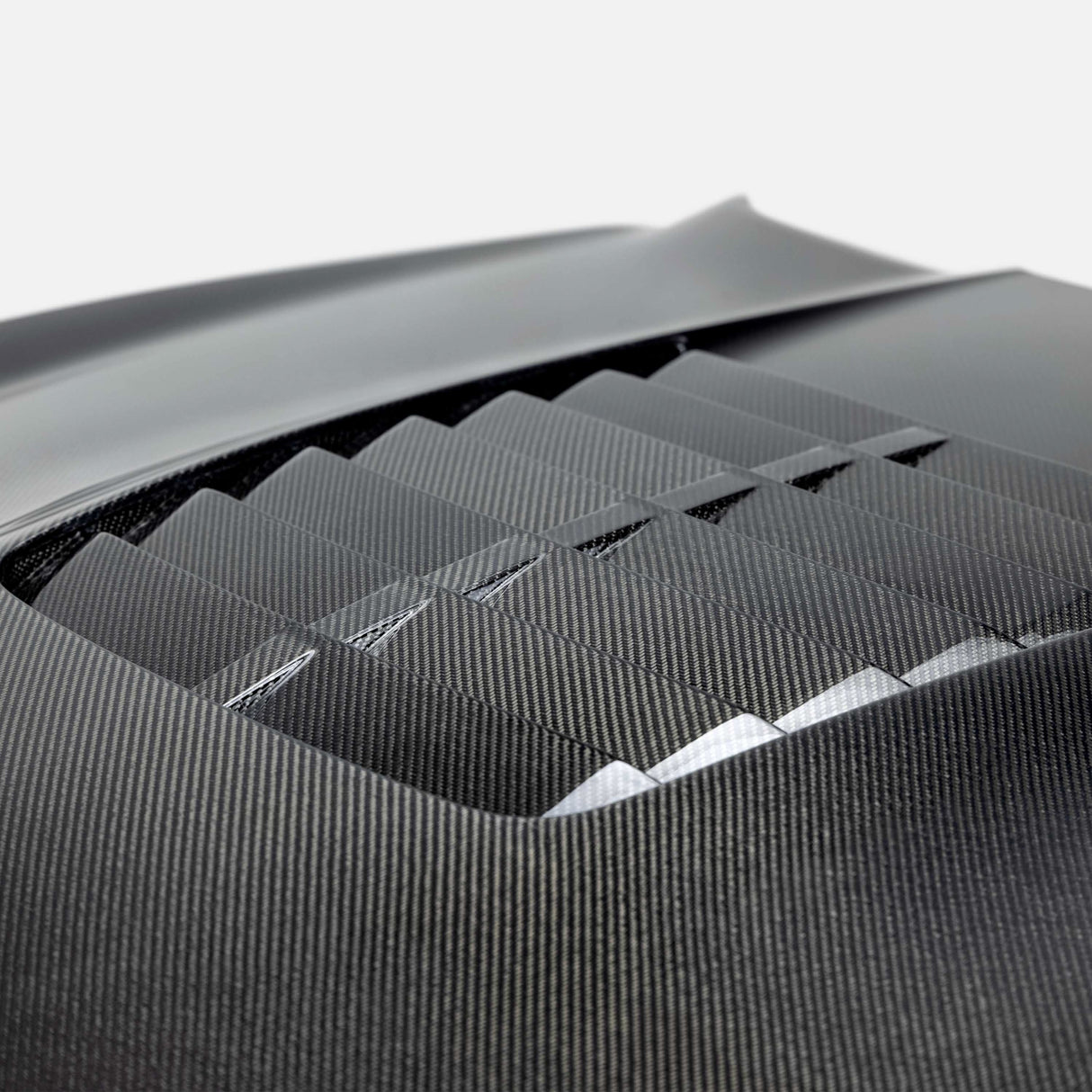 Type-GT5 double sided carbon fiber hood for 2015-2020 Ford Mustang Shelby GT350 & GT350R