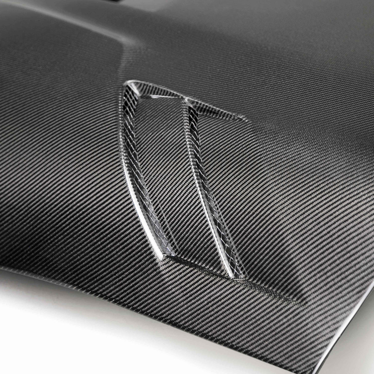 TSII-style double sided carbon fiber hood for 2020-2023 Toyota Supra