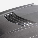 Type-SV double sided carbon fiber hood for 2020-2024 Cadillac CT5