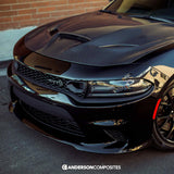 Type-OE carbon fiber hood for 2015-2023 Dodge Charger Hellcat