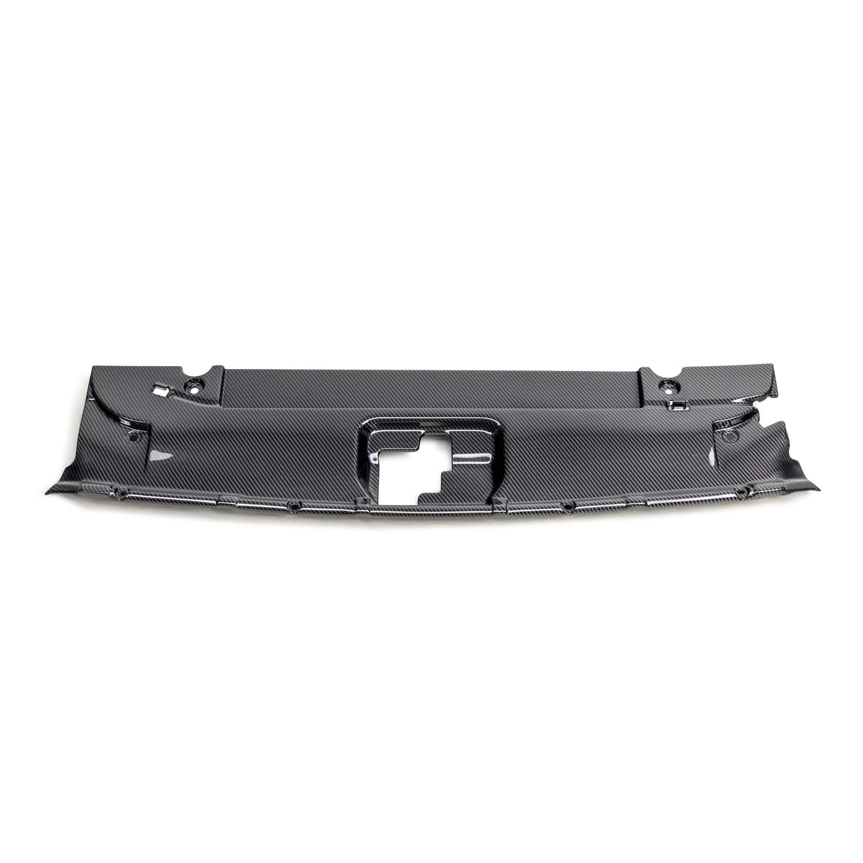 Carbon fiber radiator cover for 2015-2017 Ford Mustang